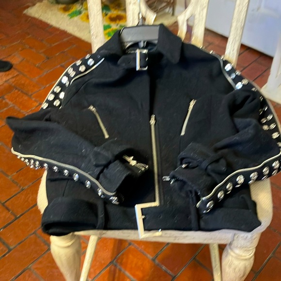 mercer & madison Jackets & Blazers - Wool moto jacket